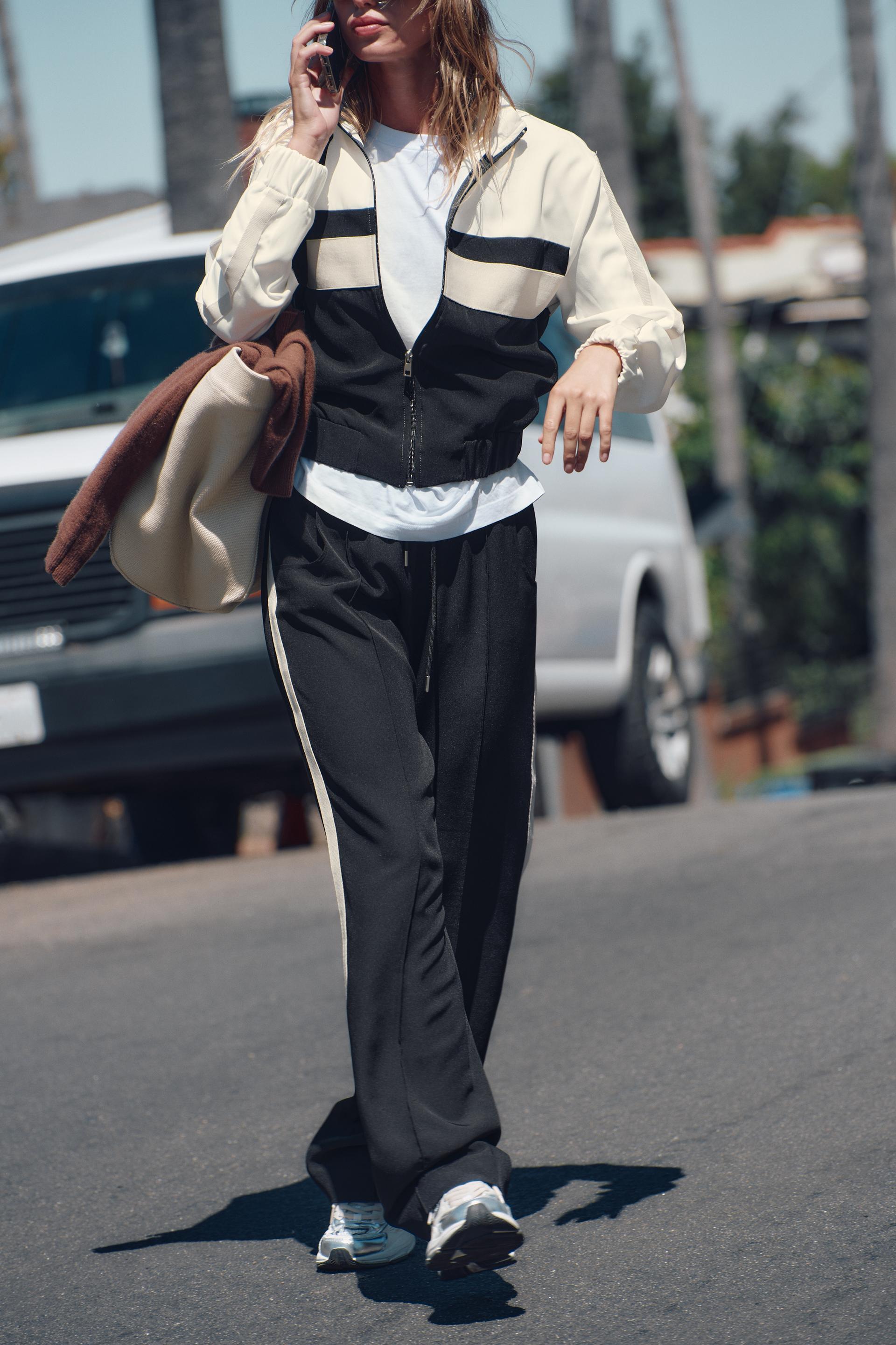 Zara streifen hose Clearance